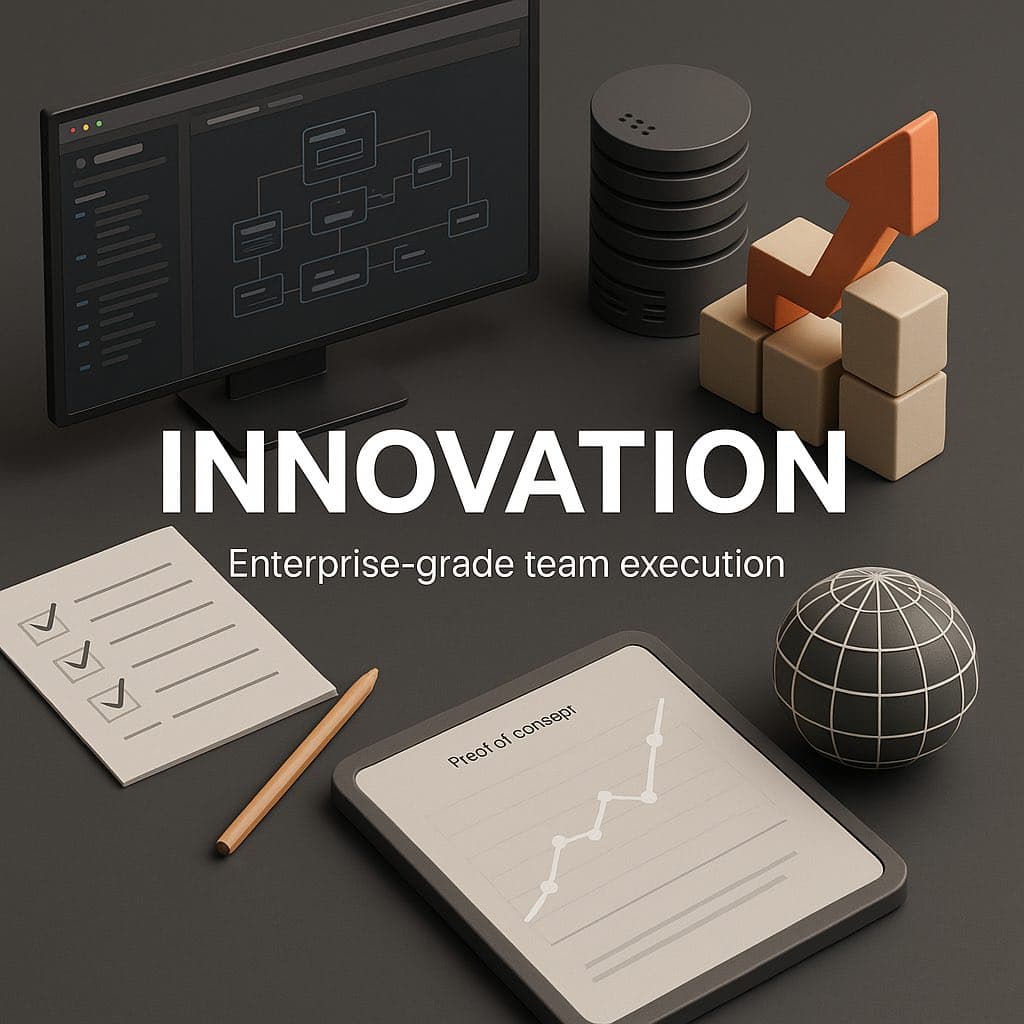 Enterprise-grade tech team enabling sprint-driven software execution with reliable delivery and documentation
